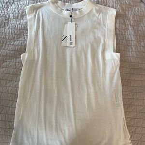 Zara White Tank